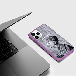 Чехол iPhone 11 Pro матовый Ваня Дмитриенко, цвет: 3D-фиолетовый — фото 2
