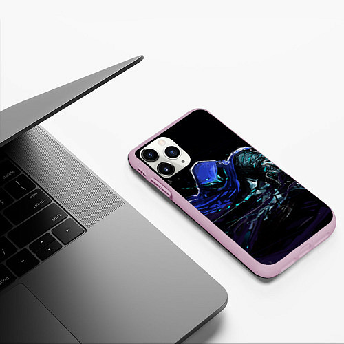 Чехол iPhone 11 Pro матовый Omen / 3D-Розовый – фото 3