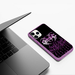 Чехол iPhone 11 Pro матовый GHOSTEMANE, цвет: 3D-фиолетовый — фото 2