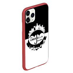 Чехол iPhone 11 Pro матовый Академия амбрелла, цвет: 3D-красный — фото 2