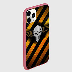 Чехол iPhone 11 Pro матовый Железные войны, цвет: 3D-малиновый — фото 2
