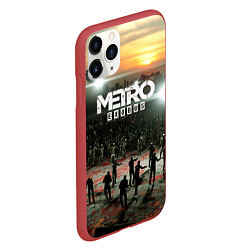 Чехол iPhone 11 Pro матовый Metro Exodus, цвет: 3D-красный — фото 2