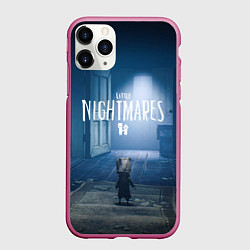 Чехол iPhone 11 Pro матовый Little Nightmares II, цвет: 3D-малиновый