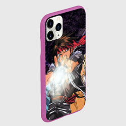 Чехол iPhone 11 Pro матовый Волшебник воин Орфен, цвет: 3D-фиолетовый — фото 2