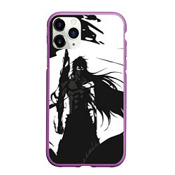 Чехол iPhone 11 Pro матовый Bleach Блич, цвет: 3D-фиолетовый