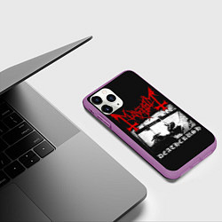 Чехол iPhone 11 Pro матовый Mayhem, цвет: 3D-фиолетовый — фото 2