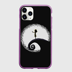 Чехол iPhone 11 Pro матовый Little Nightmares 2, цвет: 3D-фиолетовый
