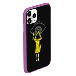 Чехол iPhone 11 Pro матовый Little Nightmares 2, цвет: 3D-фиолетовый — фото 2