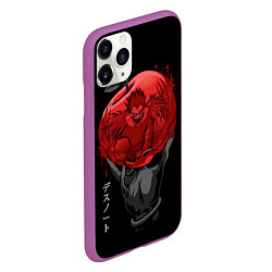 Чехол iPhone 11 Pro матовый Тетрадь смерти, цвет: 3D-фиолетовый — фото 2