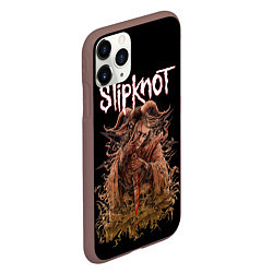 Чехол iPhone 11 Pro матовый SLIPKNOT, цвет: 3D-коричневый — фото 2