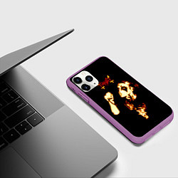 Чехол iPhone 11 Pro матовый Mayhem, цвет: 3D-фиолетовый — фото 2