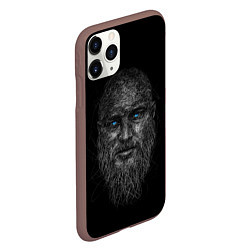 Чехол iPhone 11 Pro матовый Ragnar Lodbrok, цвет: 3D-коричневый — фото 2