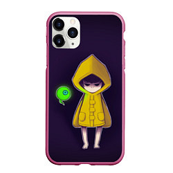 Чехол iPhone 11 Pro матовый Little Nightmares Шестая, цвет: 3D-малиновый