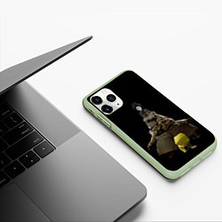 Чехол iPhone 11 Pro матовый Little Nightmares Повар, цвет: 3D-салатовый — фото 2