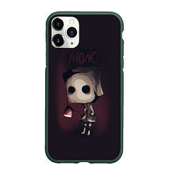 Чехол iPhone 11 Pro матовый Little Nightmares 2 mono, цвет: 3D-темно-зеленый