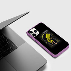 Чехол iPhone 11 Pro матовый Little Nightmares 2 замок, цвет: 3D-фиолетовый — фото 2