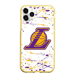 Чехол iPhone 11 Pro матовый Kobe Bryant, цвет: 3D-желтый