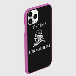 Чехол iPhone 11 Pro матовый Its time for Valheim, цвет: 3D-фиолетовый — фото 2