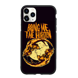 Чехол iPhone 11 Pro матовый BRING ME THE HORIZON, цвет: 3D-черный