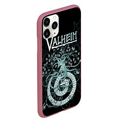 Чехол iPhone 11 Pro матовый Valheim, цвет: 3D-малиновый — фото 2