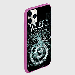 Чехол iPhone 11 Pro матовый Valheim, цвет: 3D-фиолетовый — фото 2