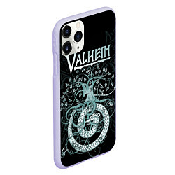 Чехол iPhone 11 Pro матовый Valheim, цвет: 3D-светло-сиреневый — фото 2