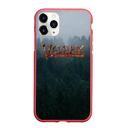 Чехол iPhone 11 Pro матовый Valheim, цвет: 3D-красный