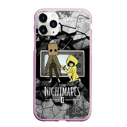 Чехол iPhone 11 Pro матовый Little Nightmares 2, цвет: 3D-розовый