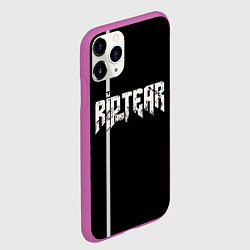 Чехол iPhone 11 Pro матовый Doom Rip and Tear, цвет: 3D-фиолетовый — фото 2