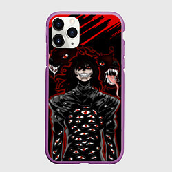 Чехол iPhone 11 Pro матовый Hellsing Хеллсинг, цвет: 3D-фиолетовый
