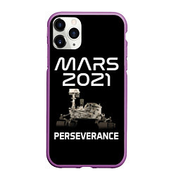 Чехол iPhone 11 Pro матовый Perseverance, цвет: 3D-фиолетовый