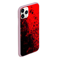 Чехол iPhone 11 Pro матовый Пятна Крови, цвет: 3D-розовый — фото 2