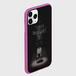 Чехол iPhone 11 Pro матовый Little Nightmares 2, цвет: 3D-фиолетовый — фото 2