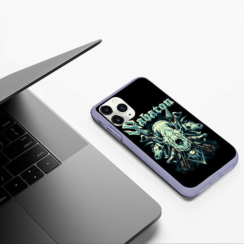 Чехол iPhone 11 Pro матовый Sabaton / 3D-Светло-сиреневый – фото 3