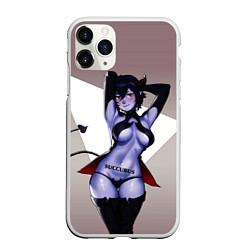 Чехол iPhone 11 Pro матовый Succubus, цвет: 3D-белый