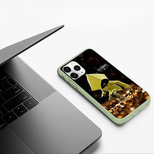 Чехол iPhone 11 Pro матовый Little Nightmares 2 / 3D-Салатовый – фото 3