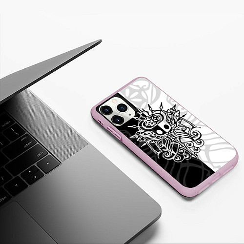 Чехол iPhone 11 Pro матовый HOLLOW KNIGHT ХОЛЛОУ НАЙТ / 3D-Розовый – фото 3