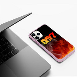 Чехол iPhone 11 Pro матовый DAYZ ДЕЙЗИ, цвет: 3D-розовый — фото 2