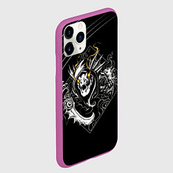 Чехол iPhone 11 Pro матовый Узник пучины Dota 2, цвет: 3D-фиолетовый — фото 2
