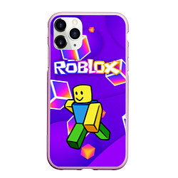 Чехол iPhone 11 Pro матовый ROBLOX КУБЫ, цвет: 3D-розовый