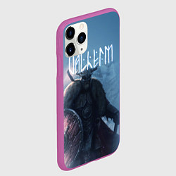 Чехол iPhone 11 Pro матовый Valheim, цвет: 3D-фиолетовый — фото 2