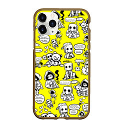 Чехол iPhone 11 Pro матовый LITTLE NIGHTMARES, цвет: 3D-коричневый