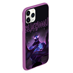 Чехол iPhone 11 Pro матовый Блэкхол Dota 2, цвет: 3D-фиолетовый — фото 2