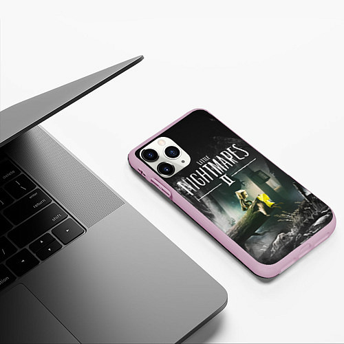 Чехол iPhone 11 Pro матовый LITTLE NIGHTMARES ЛИТЛ НАЙТМ / 3D-Розовый – фото 3