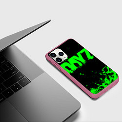 Чехол iPhone 11 Pro матовый Dayz, цвет: 3D-малиновый — фото 2