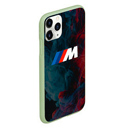 Чехол iPhone 11 Pro матовый BMW M Power БМВ М, цвет: 3D-салатовый — фото 2