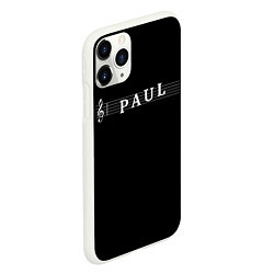 Чехол iPhone 11 Pro матовый Paul, цвет: 3D-белый — фото 2