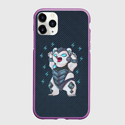 Чехол iPhone 11 Pro матовый Волибир LOL, цвет: 3D-фиолетовый