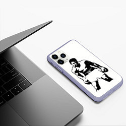 Чехол iPhone 11 Pro матовый The Greatest Muhammad Ali, цвет: 3D-светло-сиреневый — фото 2