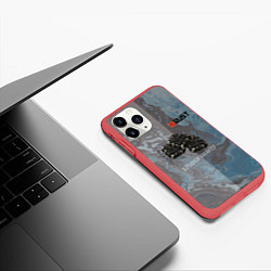 Чехол iPhone 11 Pro матовый Rust Взрыв С4 Раст, цвет: 3D-красный — фото 2